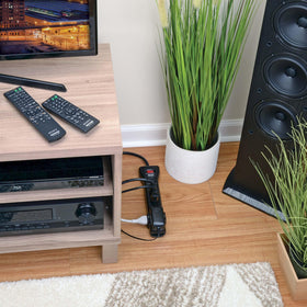TRIPP LITE detailed outlet layout with spaced sockets to accommodate bulky adapters benefit