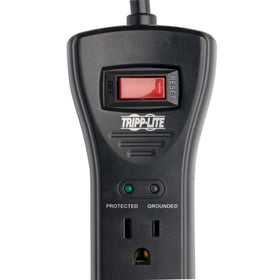 TRIPP LITE side-mounted outlets view for easy access and improved cord management benefit