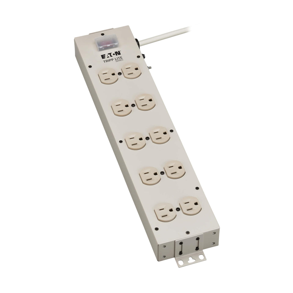 TRIPP LITE TLM1015NC front view with ten outlets for versatile power access