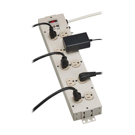 TLM1015NC outlets spaced for transformer clearance and flexible device placement