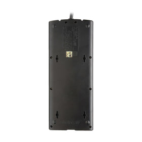 TRIPP LITE TLP1208SAT coax ports protect TV, modem, and network gear.