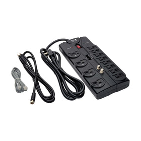 TRIPP LITE scale image with remote to show size and real-world placement