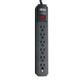 TRIPP LITE TLP606B diagnostic LED confirms protection at a glance.