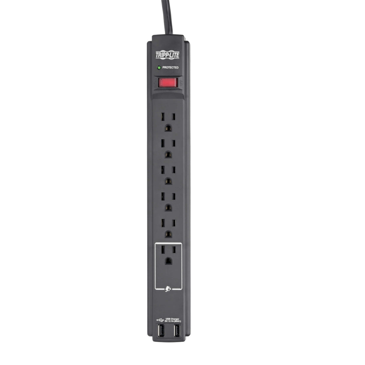 TRIPP LITE six-foot cord displayed for flexible placement and reach