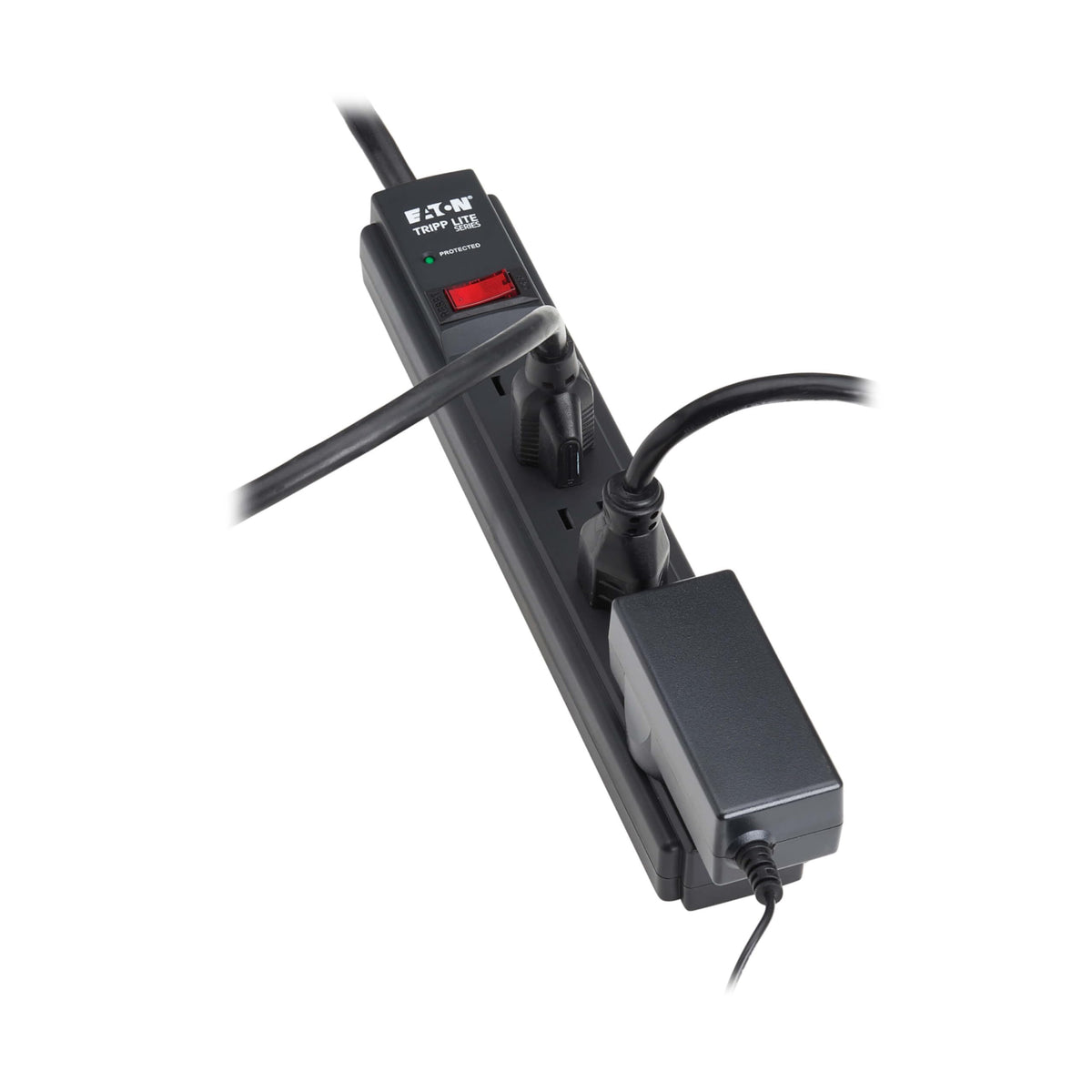 TRIPP LITE TLP63B 3ft extension cord ready for desk setups and cable tidiness