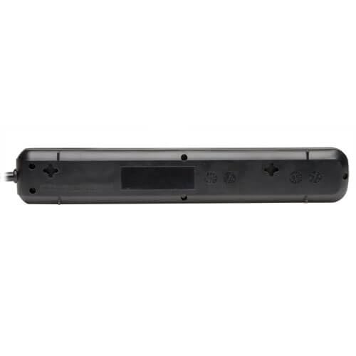 Tripp Lite TLP76RBTEL black housing blends with any setup.
