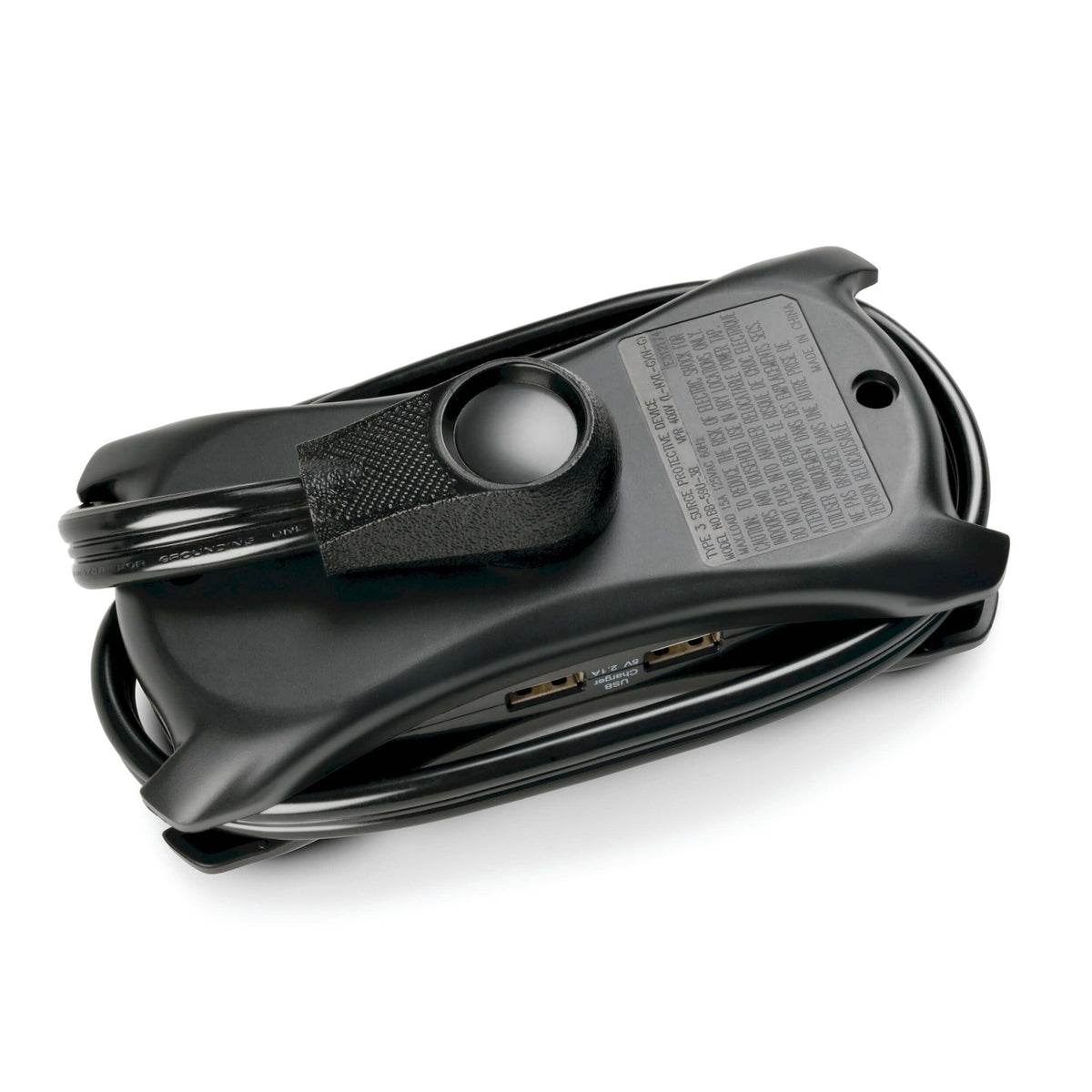 TRIPP LITE side view of two USB ports for charging phones and tablets