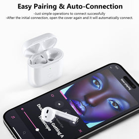 TRLYKD charging case shows remaining charge with indicator light.