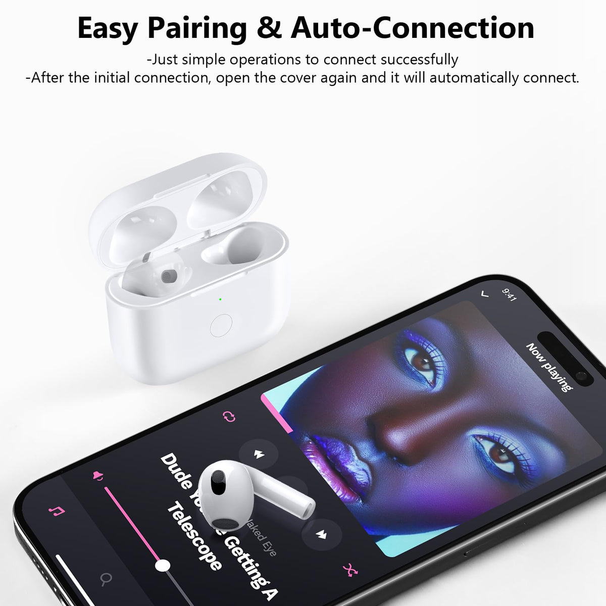 TRLYKD AirPods 4 Gen4 case with sync button for seamless pairing.