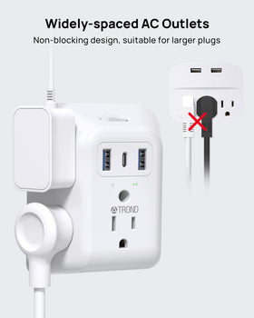 TROND 1440 joules surge protection guards connected devices