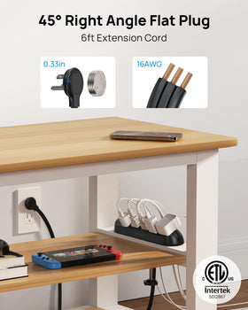 TROND clip-on desk-mount installation demonstrates clutter-free workspace and easy one-handed use.