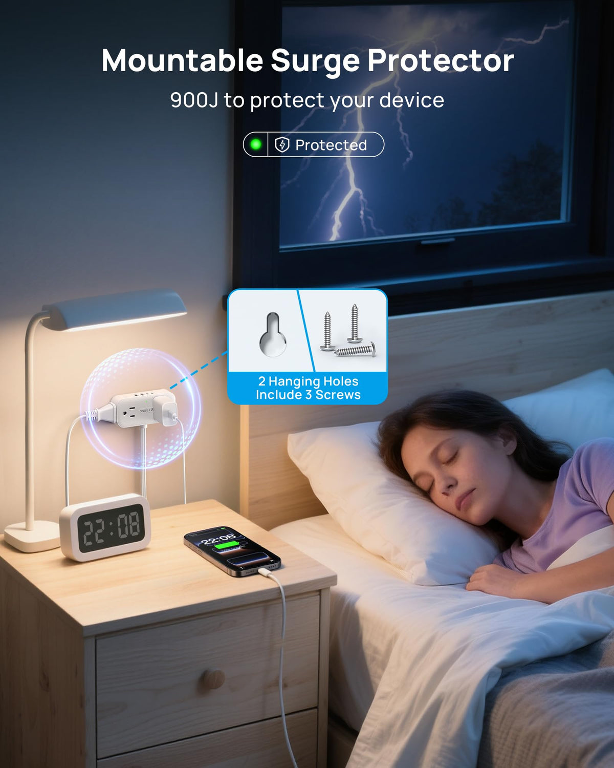 TROND compact design fits neatly under desks and in tight living spaces.