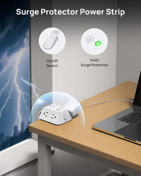 TROND extension cord and size comparison for flexible placement advantage