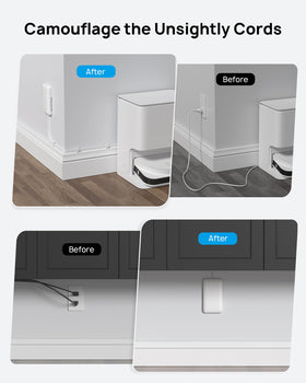 TROND eight-outlet power strip with USB ports delivers versatile charging.