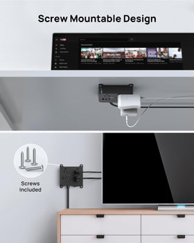 TROND five-foot slim cord makes routing under carpets easy