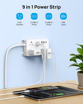 TROND angled flat plug close-up keeps furniture flush and saves outlet space