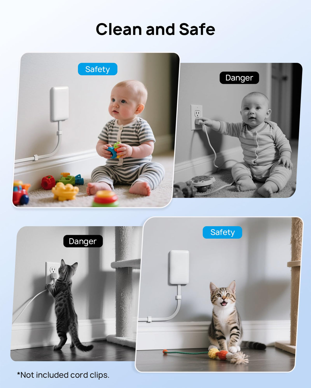 TROND safety feature reduces accessibility for kids and pets.