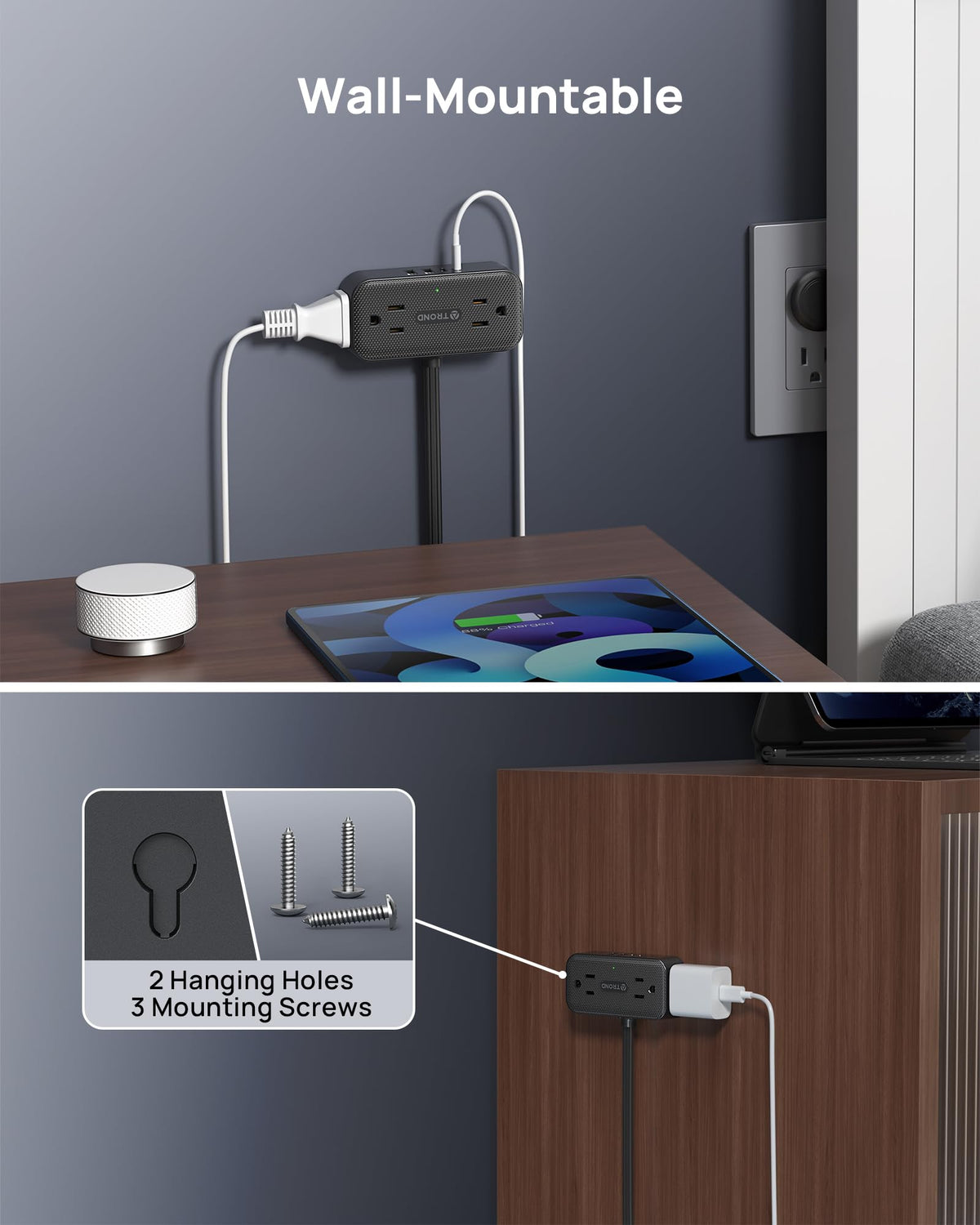 TROND 900J surge protection helps protect electronics from spikes