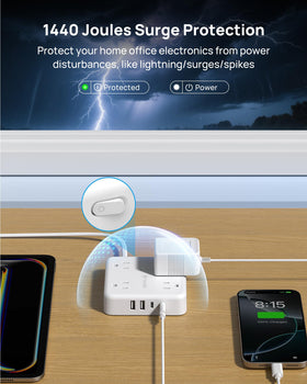TROND green LED indicates protection status at a glance