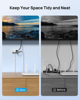 TROND low profile mountable outlet keeps power tucked away