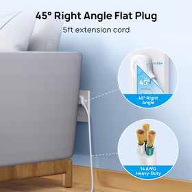 TROND mounted under desk to save space and neatly route cables for home office benefit