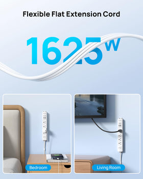 TROND flat-profile design fits flush against walls