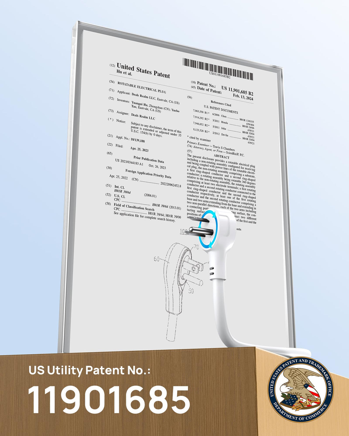 TROND illuminated protected indicator light confirming active surge protection