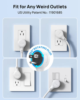 TROND rotating plug closeup demonstrating swivel action for tight spaces and flexibility