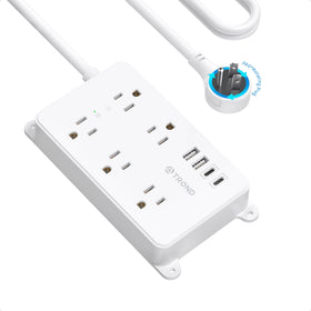 TROND front view showing five outlets and four USB ports for versatile charging