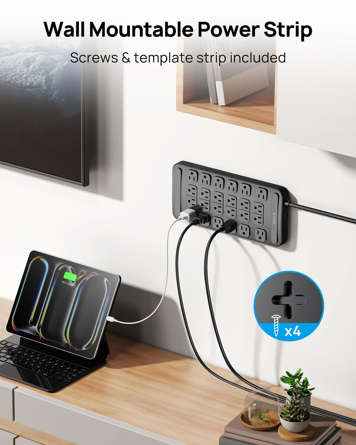 TROND ETL-listed surge protector combines safety and dependable performance.