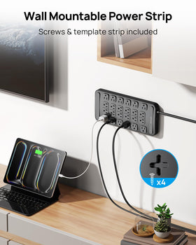 TROND ETL-listed surge protector combines safety and dependable performance.