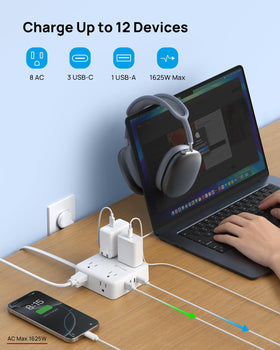 TROND flat-plug design saves space with a 0.33-inch plug.