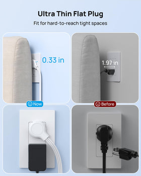 TROND wall-mount holes let you secure the strip for a tidy setup.
