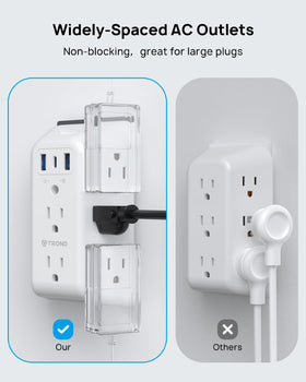 TROND surge protector wall mount kit for secure installation.