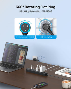 TROND USB ports and labeling close-up for convenient charging clarity