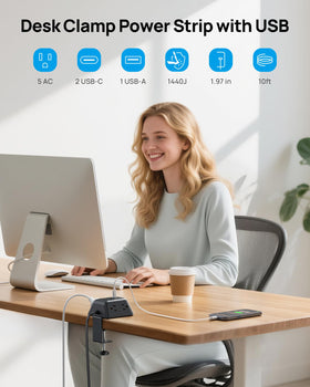 TROND close-up of USB-C and USB-A ports delivering fast device charging
