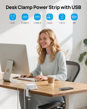 TROND USB‑C and USB‑A ports detail, fast charging benefit