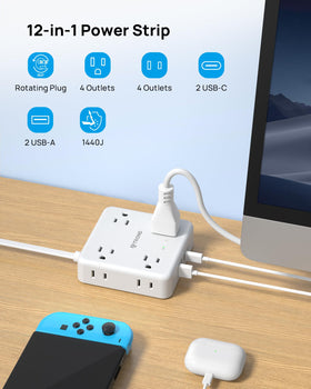 TROND USB ports offer versatile charging for phones, tablets, and accessories.