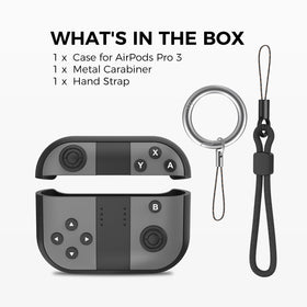 TRONWIN AirPods Pro 3 case with front LED visible for quick status checks.