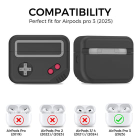TRONWIN AirPods Pro 3 Case side view showing compact silicone shell and grip