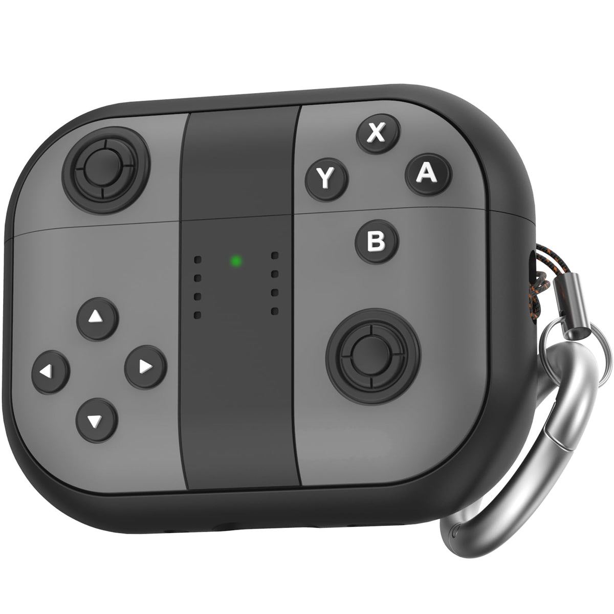 TRONWIN AirPods Pro 3 case with gamepad design, front view, protective and playful.