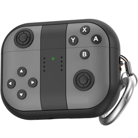 TRONWIN AirPods Pro 3 case with gamepad design, front view, protective and playful.