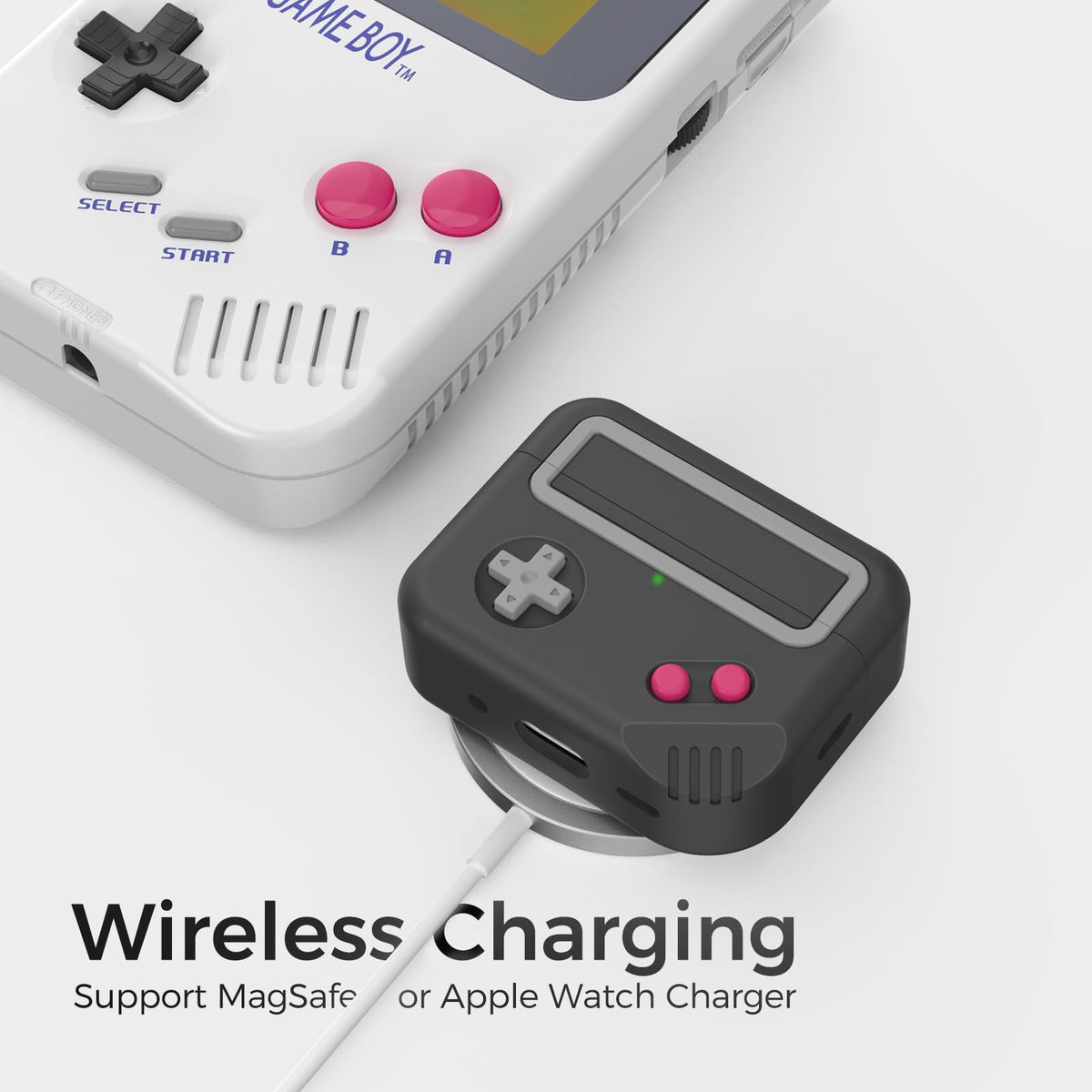 TRONWIN AirPods Pro 3 Case MagSafe compatibility illustration for wireless charging