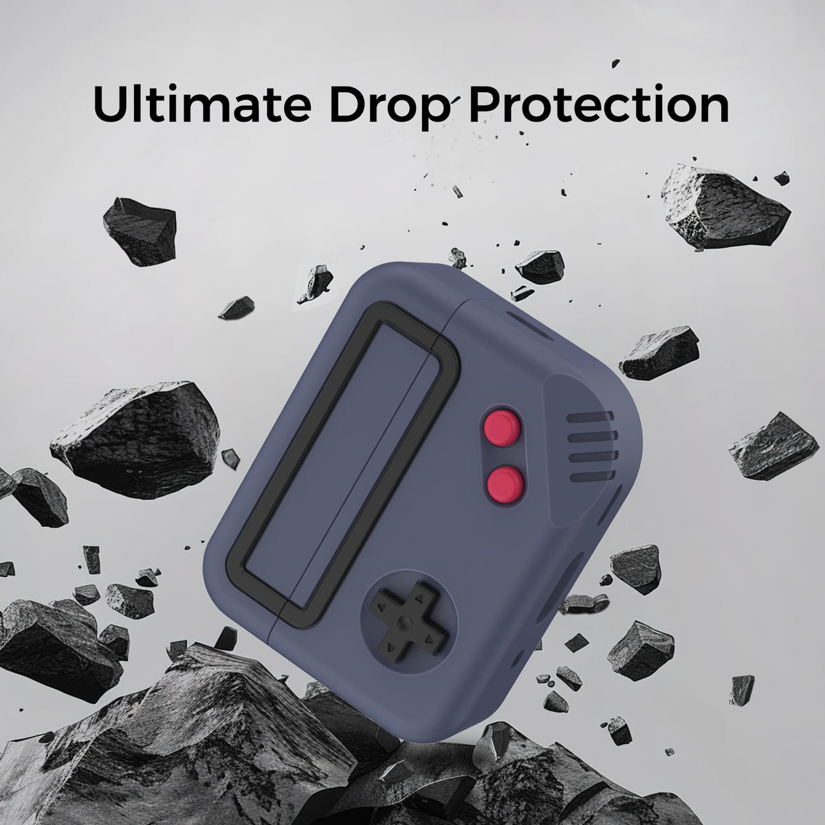 TRONWIN AirPods Pro 3 case Midnight Blue MagSafe compatibility area ready for charging