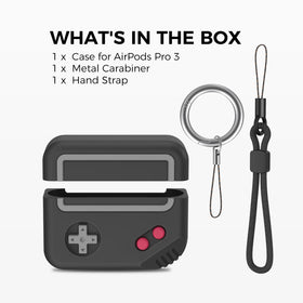 TRONWIN AirPods Pro 3 Case black packaging and everyday usage scenario