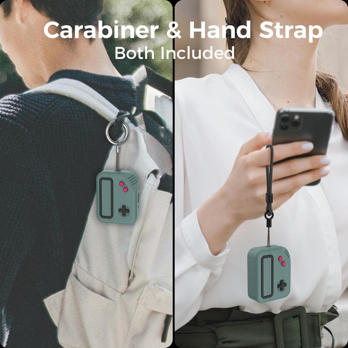 TRONWIN AirPods Pro 3 case Pine Green magnetic charging compatibility demonstrated