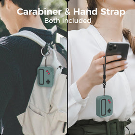 TRONWIN AirPods Pro 3 case Pine Green magnetic charging compatibility demonstrated