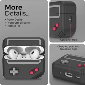 TRONWIN AirPods Pro 3 Case two carabiners included for secure carry