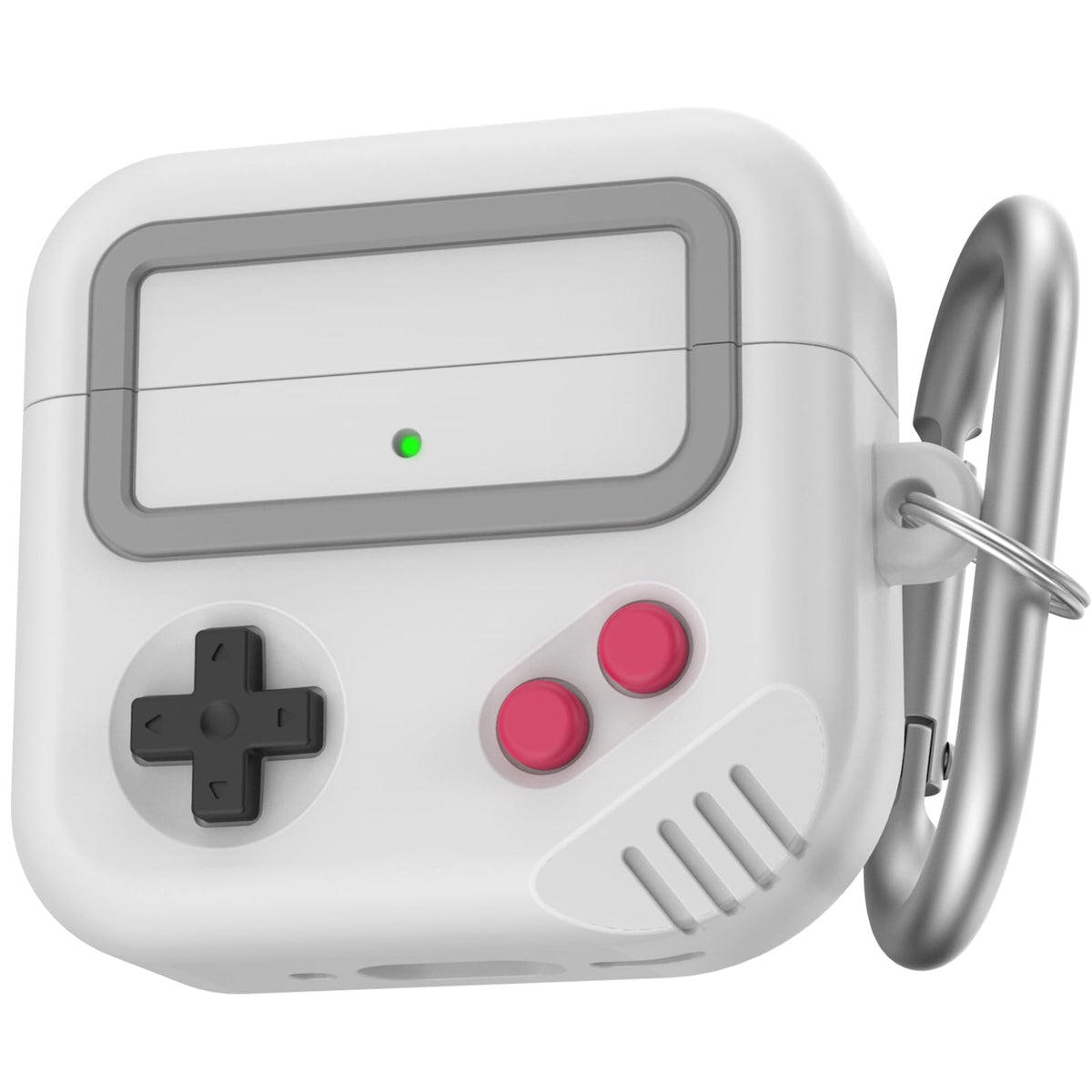 TRONWIN AirPods 4 case front view with retro game design and protection.