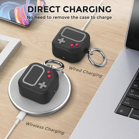 TRONWIN open top with earbuds inside showing snug secure fit